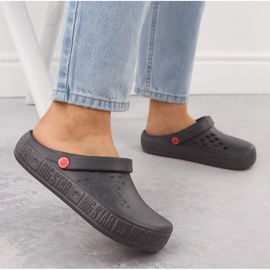 Chanclas de mujer grises Big Star II275013 6