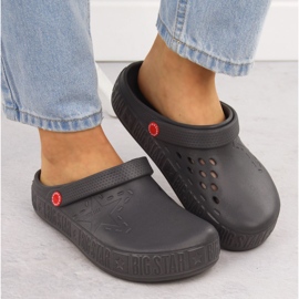 Chanclas de mujer grises Big Star II275013 7