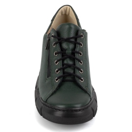 Olivier Zapatos mujer piel 1223 verde 8