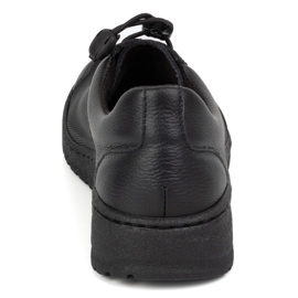 WASAK Zapatos de cuero para mujeres 0763W Negro 6