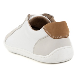 WASAK Zapatos de mujer descalzos minimalistas de piel 0743W blanco 6