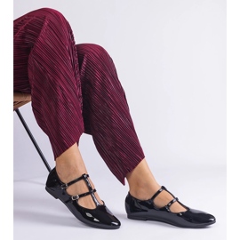 Bailarinas charol negro con hebilla 2 Bailarinas charol negro con hebilla 2