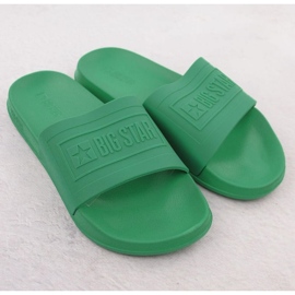 Big Star NN174650 Flip de agua para hombres -flops verde 2