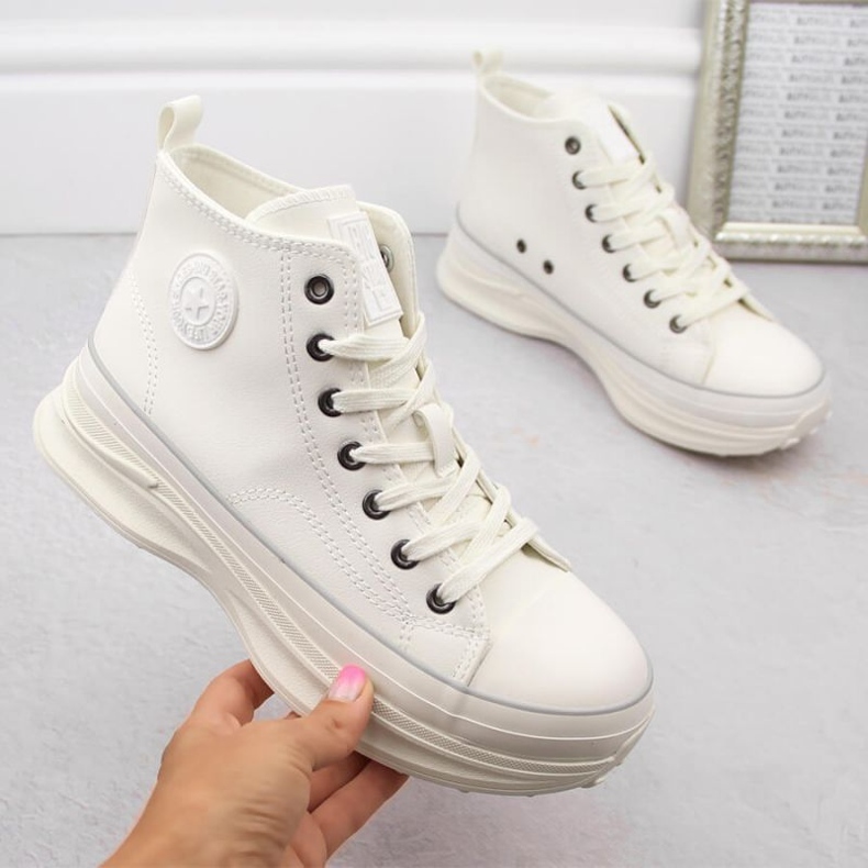Big Star OO274064 Sneakers en la plataforma blanca blanco 1