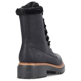 Botas de piel Rieker 72625-00 negro 9