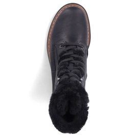 Botas de piel Rieker 72625-00 negro 10