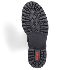 Botas de piel Rieker 72625-00 negro 11