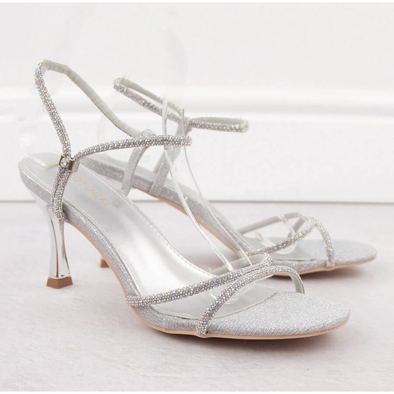 Sandalias con circonitas Potocki W LE20326 WOL282B 2