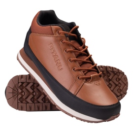 Pharayo Fitanu zapatos hechos de cuero natural marrón 1