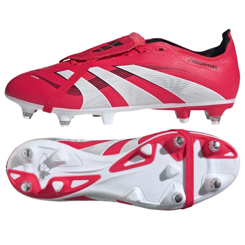 ADIDAS Predator League FT JP5739 Zapatos de fútbol rojo 1