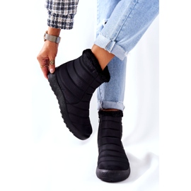 NEWS Botas de nieve aisladas para mujeres 1467 negros 3