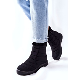 NEWS Botas de nieve aisladas para mujeres 1467 negros 4