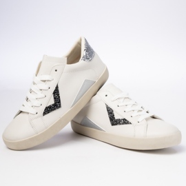 Insertos de brillo de zapatillas para mujeres negro 2