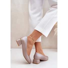 Lewski Shoes Bombas de cuero Lewski 3118 Beige oscuro 5