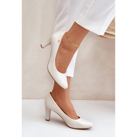 Bombas para mujeres Sergio Leone Pearl beige 3