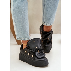 Zapatillas Mujer Plataforma Negro 3