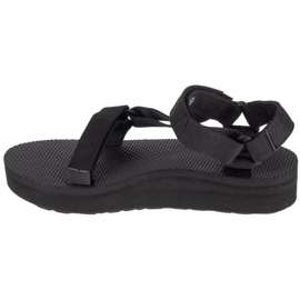 Sandalias universales de Teva Midform 1090969 Sandalias blancas negro 1