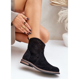 Botas negras de trabajo negro 6