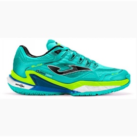 Tenis zapatos joma slam hombres 2427 turquesa azul 1