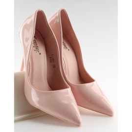 Zapatos de salón de mujer rosa lacados en rosa LL-89P Rosa rosado 1