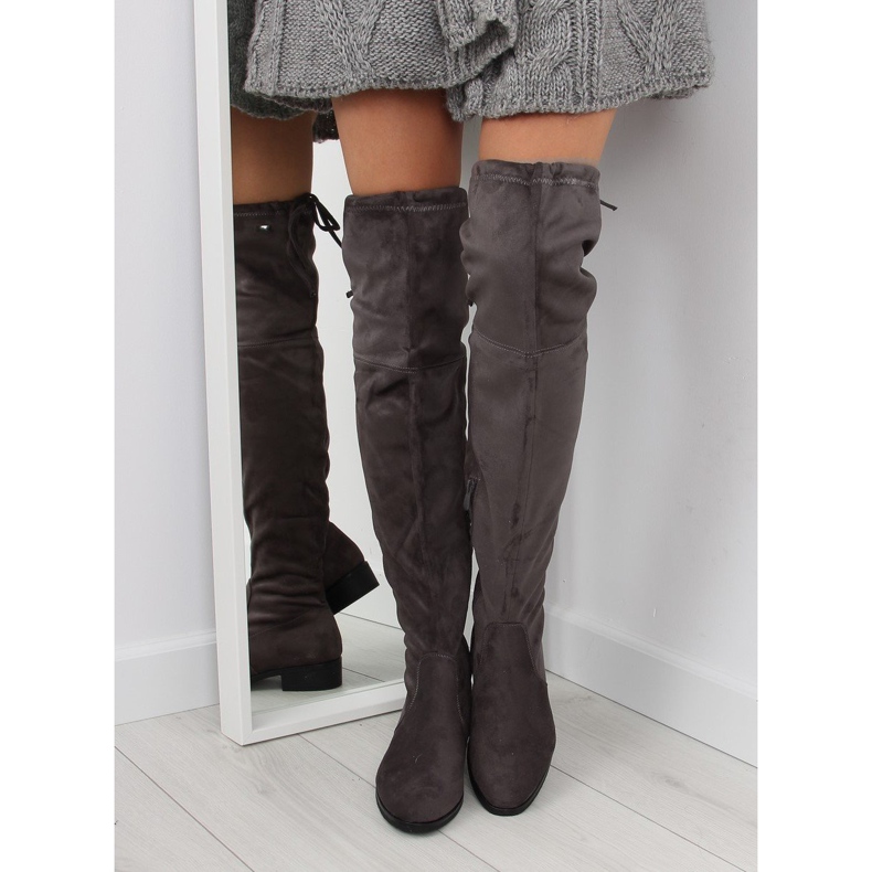 Botas mosqueteras H182 grises marrón multicolor 2 Botas mosqueteras H182 grises marrón multicolor 2