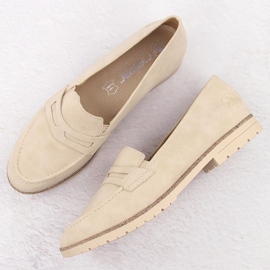Lords Lords Lords Rieker 45300-62 Mocasines de cuero beige 10