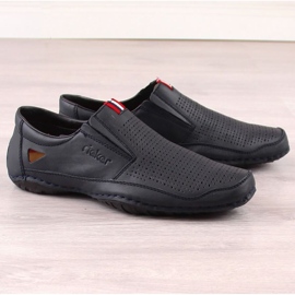 Zapatos Rieker M RKR193 azul marino 4