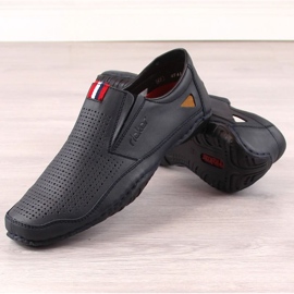 Zapatos Rieker M RKR193 azul marino 5
