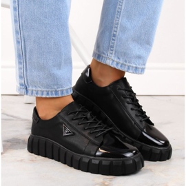 Filippo W PAW365 zapatos de piel negro 6