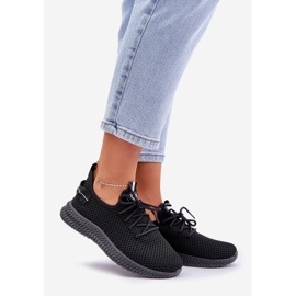 Zapatos deportivos para mujeres ramificadas para mujeres negros 1