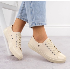 Big Star Zapatillas de deporte femeninas clásicas nn274286 beige 4