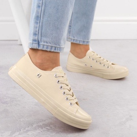 Big Star Zapatillas de deporte femeninas clásicas nn274286 beige 5