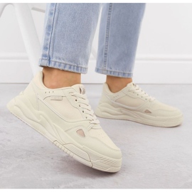 Big Star Zapatos deportivos femeninos grandes estrellas nn274668 beige 5