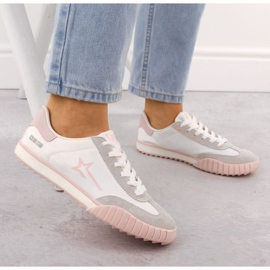 Big Star Zapatos deportivos femeninos grandes estrellas nn274868 blanco 5