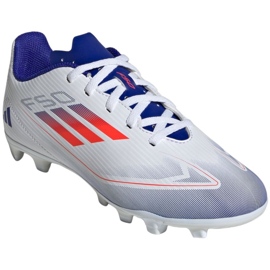 Botas de fútbol adidas F50 Club FxG IF1382 blanco 4