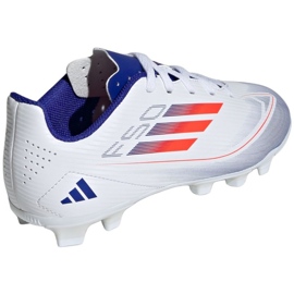 Botas de fútbol adidas F50 Club FxG IF1382 blanco 5