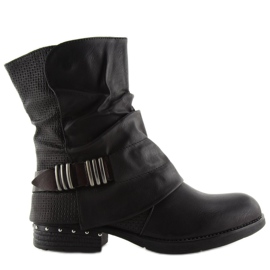 Botas militares negras 5728 negro 7
