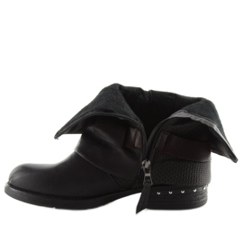 Botas militares negras 5728 negro 2 Botas militares negras 5728 negro 2