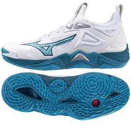Zapatillas voleibol Mizuno Wave Momentum 3 M V1GA231221 blanco 4