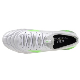 Mizuno Morelia Neo IV Beta Elite FG P1GA254237 Zapatos blanco 2