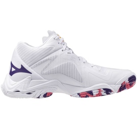 Mizuno Wave Lightning Z8 Mid V1GC240520 Zapatos blancos 1