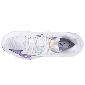Mizuno Wave Lightning Z8 Mid V1GC240520 Zapatos blancos 2