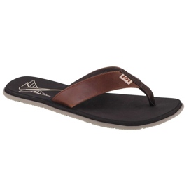Sandalia Helly Hansen Seasand de cuero M 11495-713 marrón 5
