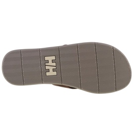 Sandalia Helly Hansen Seasand de cuero M 11495-713 marrón 8