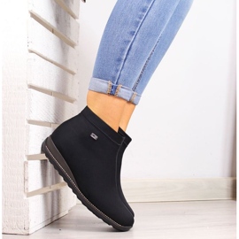 Botas para mujeres aisladas Rieker aisladas en 98251-00 negro 2
