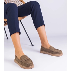 Mocasines de mujeres verdes de Ekozamszu 1