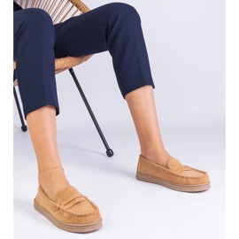 Mocasines de mujeres marrones de Ekozamsz marrón 2