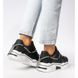 Zapatillas deportivas femeninas - negro 2
