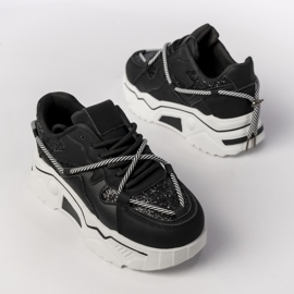 Zapatillas deportivas femeninas - negro 5