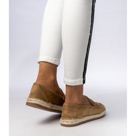 Loqueros de camello femeninos de EMPADRILLES beige 4